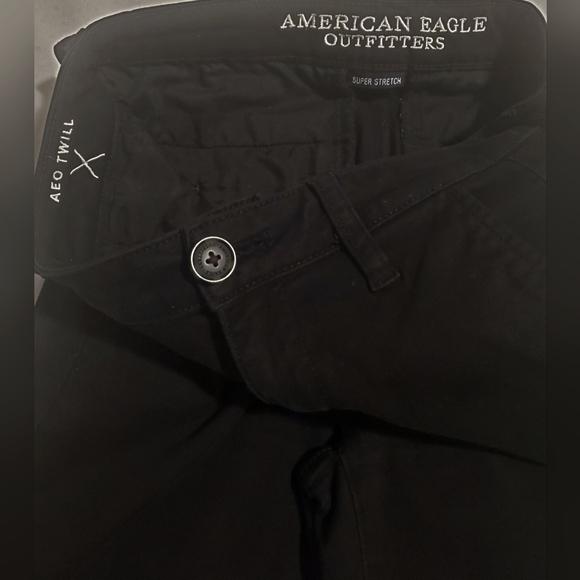 American Eagle | AEO Twill Super Stretch Skinny Jeans | Size 0 Regular - Picture 4 of 9